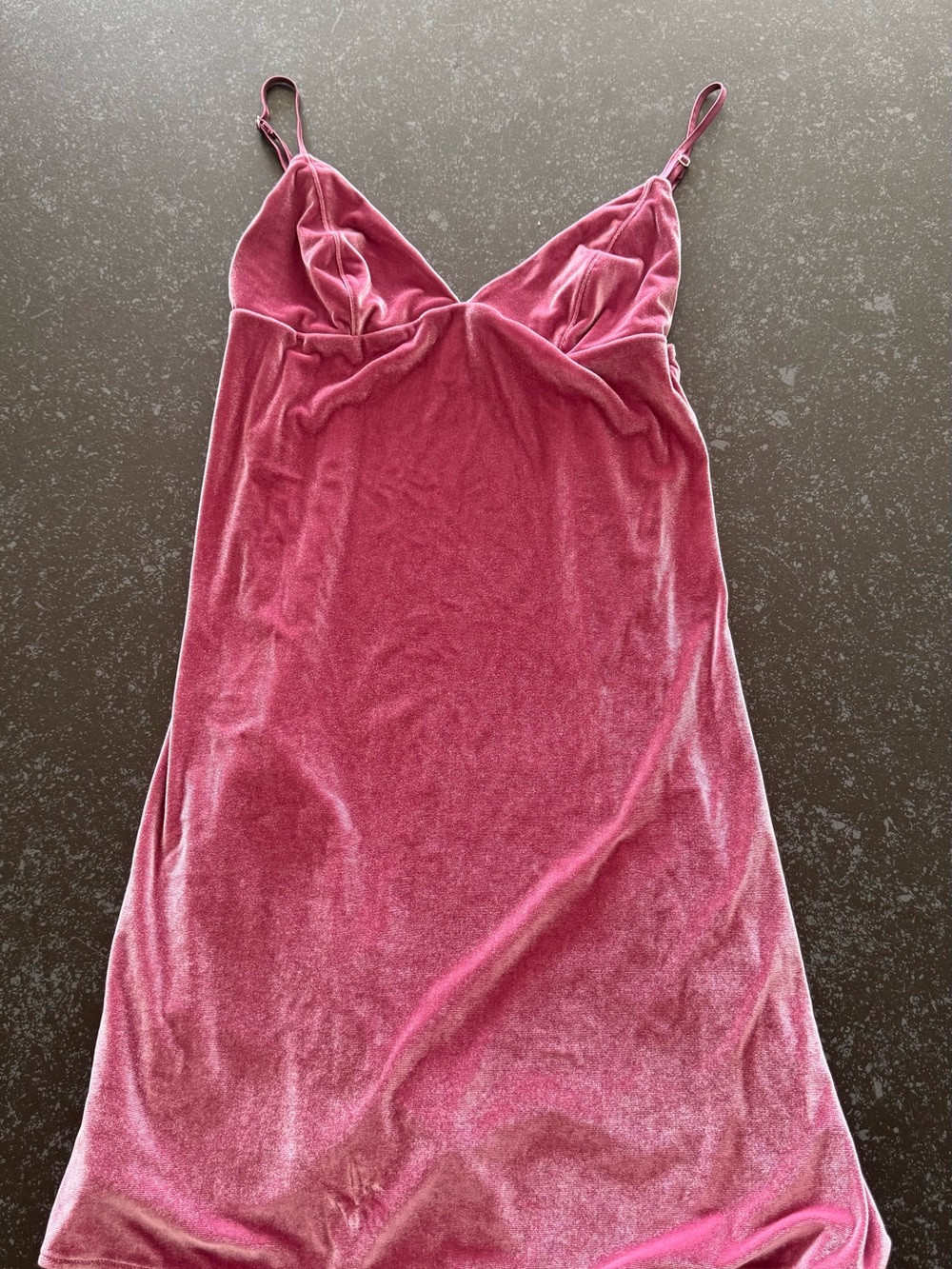 Victoria's Secret Velvet Slip Chemise in Dusty Rose Pink